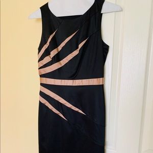 Nine West Dress- Black Satin size 4